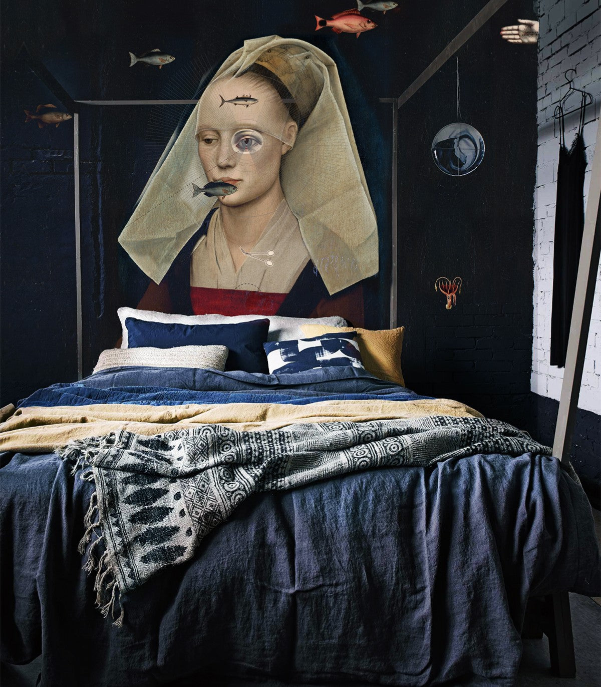 Nordische Dame Tapete