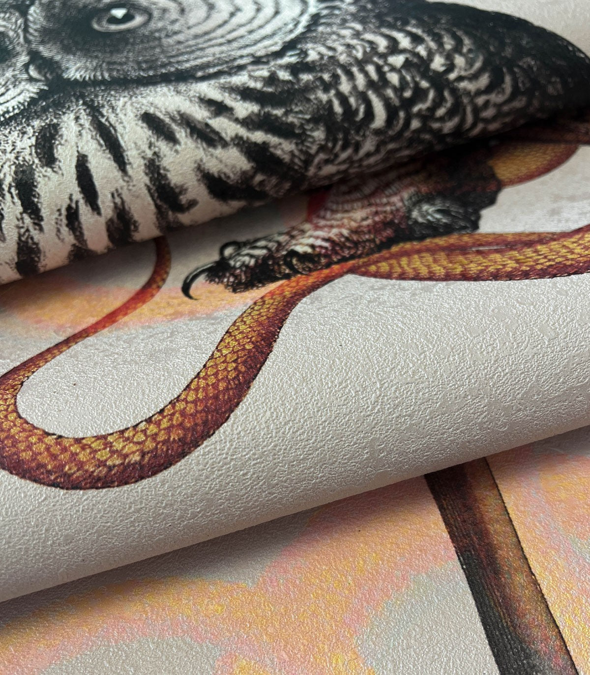 Rosa Eulen Hintergrund