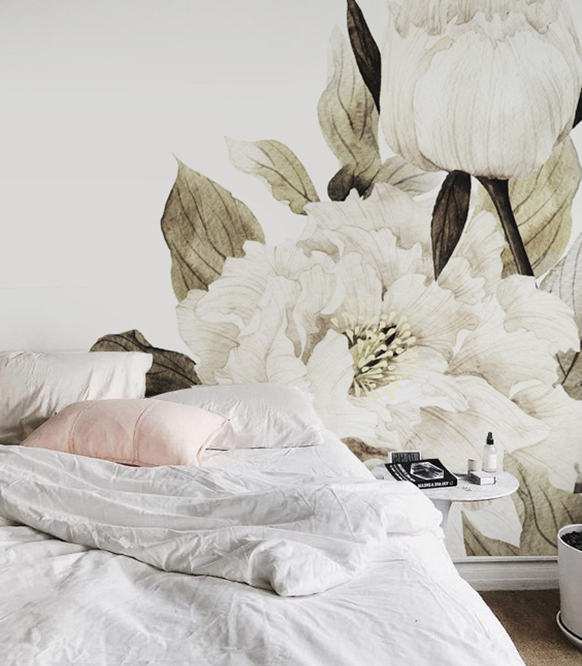 Hübsche beige Tapete