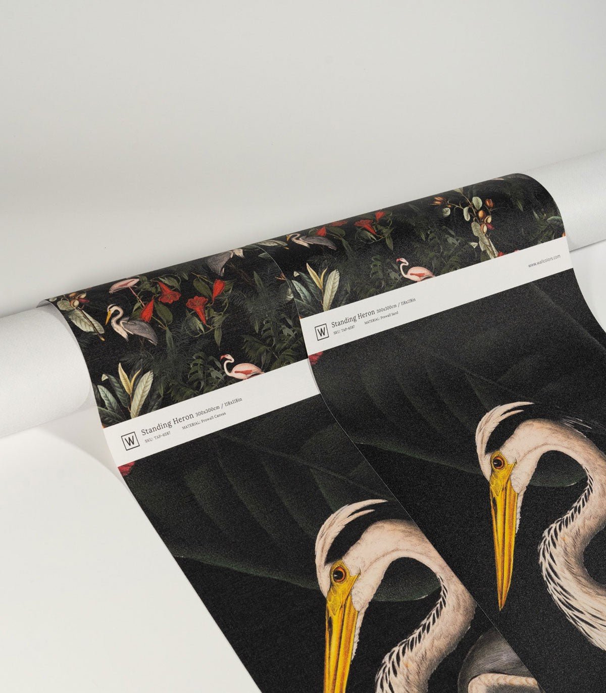 Tapeta Standing Heron - Wallcolors®