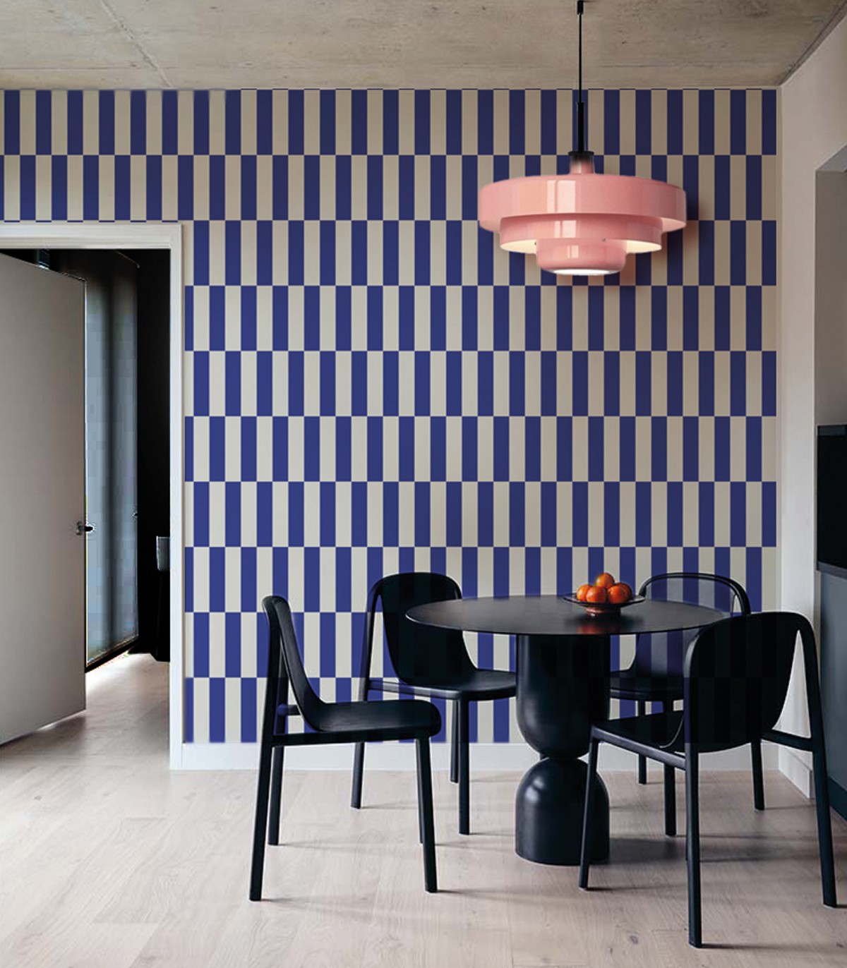 Tapeta Tetris Stripe Cobalt