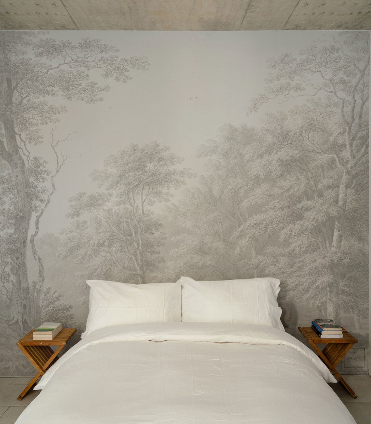 Tapeta Watercolor Grove Beige - Wallcolors®